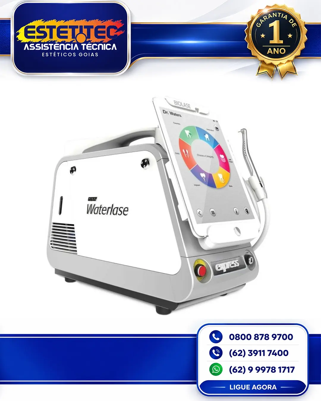 ASSISTÊNCIA TÉCNICA BIOLASE ILASE GOIÁS