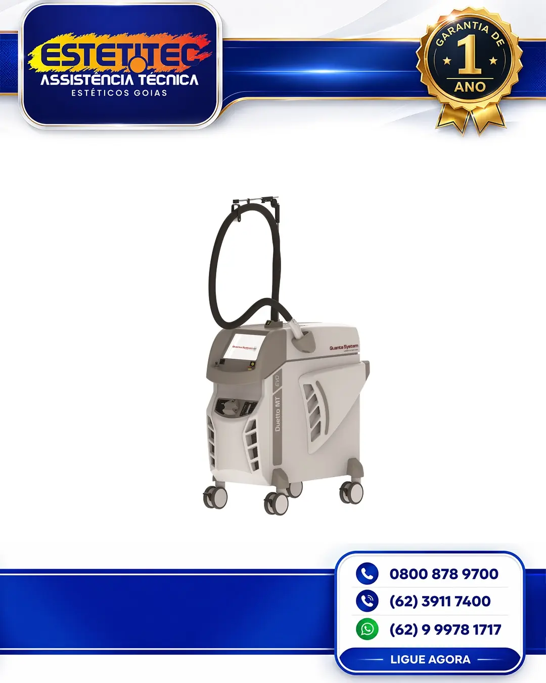 ASSISTÊNCIA TÉCNICA QUANTA SYSTEM THUNDER SERIES GOIÁS