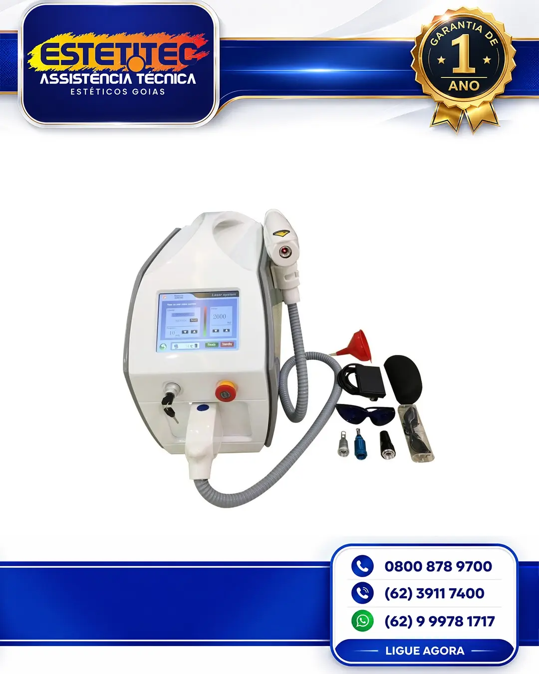 ASSISTÊNCIA TÉCNICA SINCOHEREN Q SWITCH ND YAG MATO GROSSO
