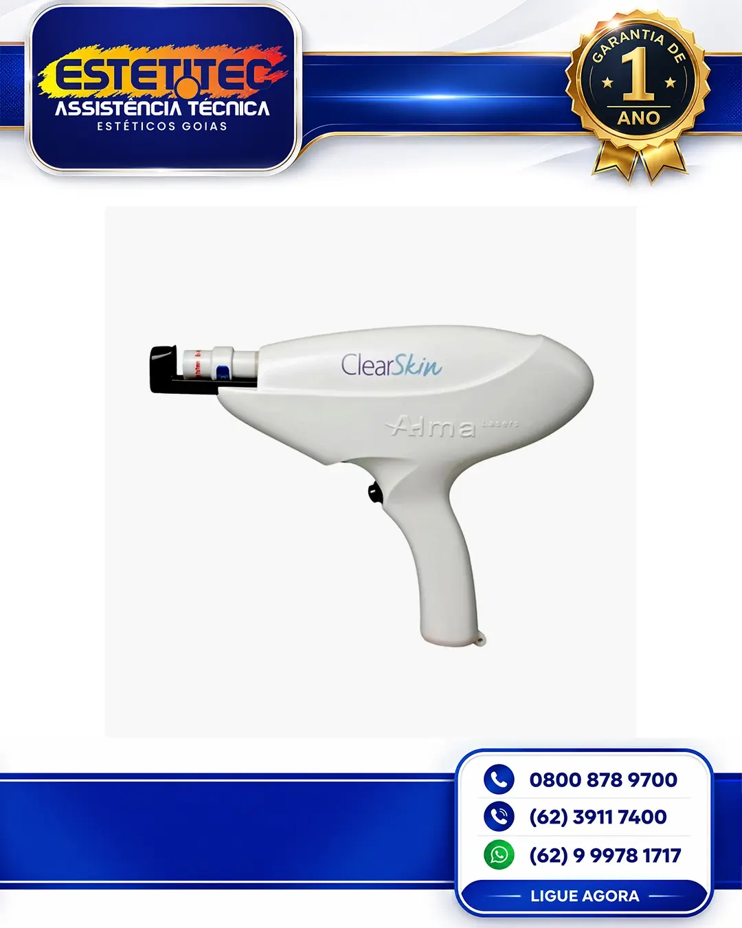 CONSERTO ALMA LASER CLEARVEIN GOIÁS
