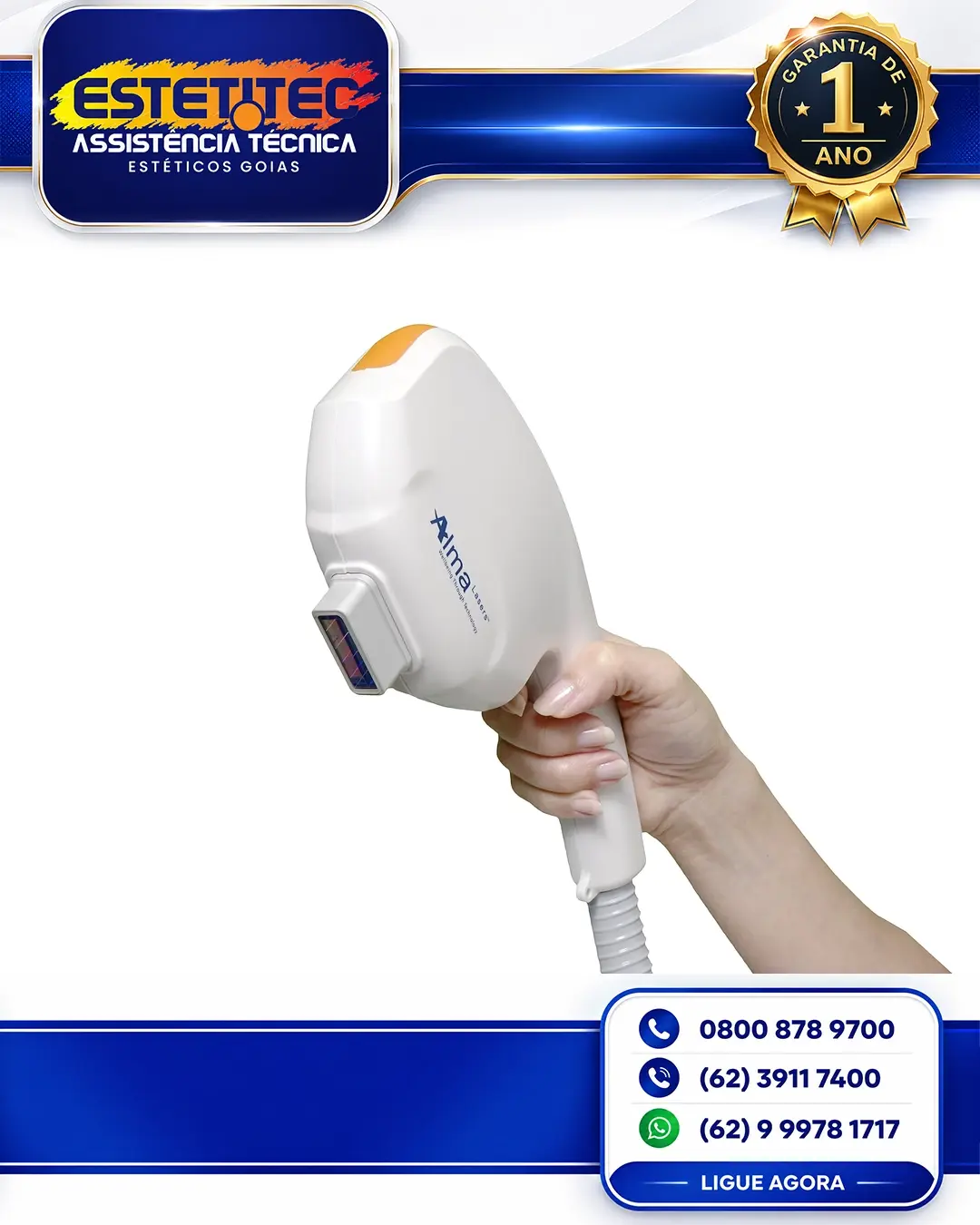 CONSERTO ALMA LASER HARMONY DYE SR GOIÂNIA
