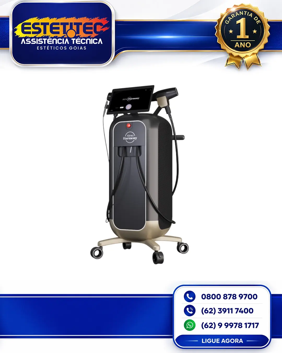 CONSERTO ALMA LASER HARMONY VASCULAR DISTRITO FEDERAL