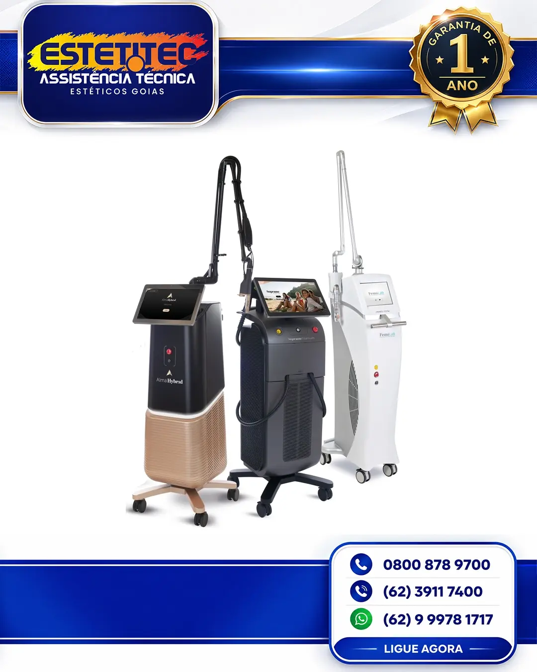 CONSERTO ALMA LASER LASERS FLORIANÓPOLIS