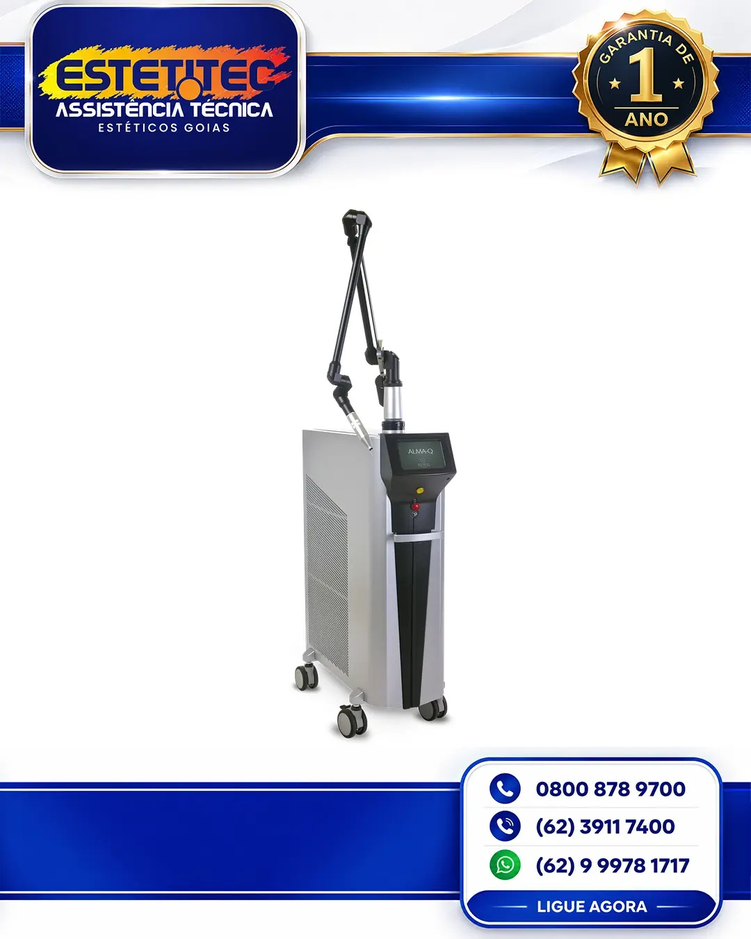 CONSERTO ALMA LASER Q PRO SANTA CATARINA