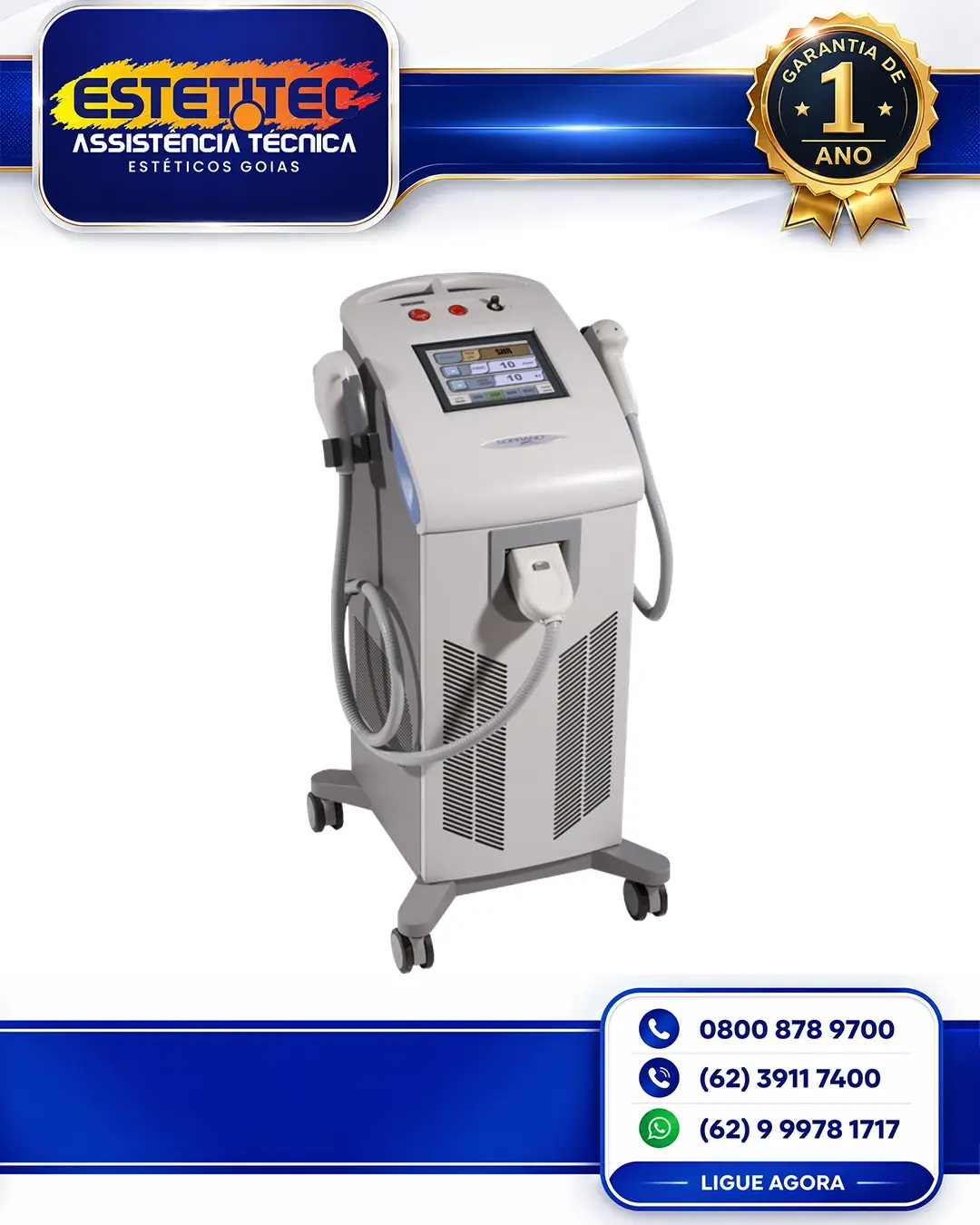CONSERTO ALMA LASER SOPRANO XL FORTALEZA