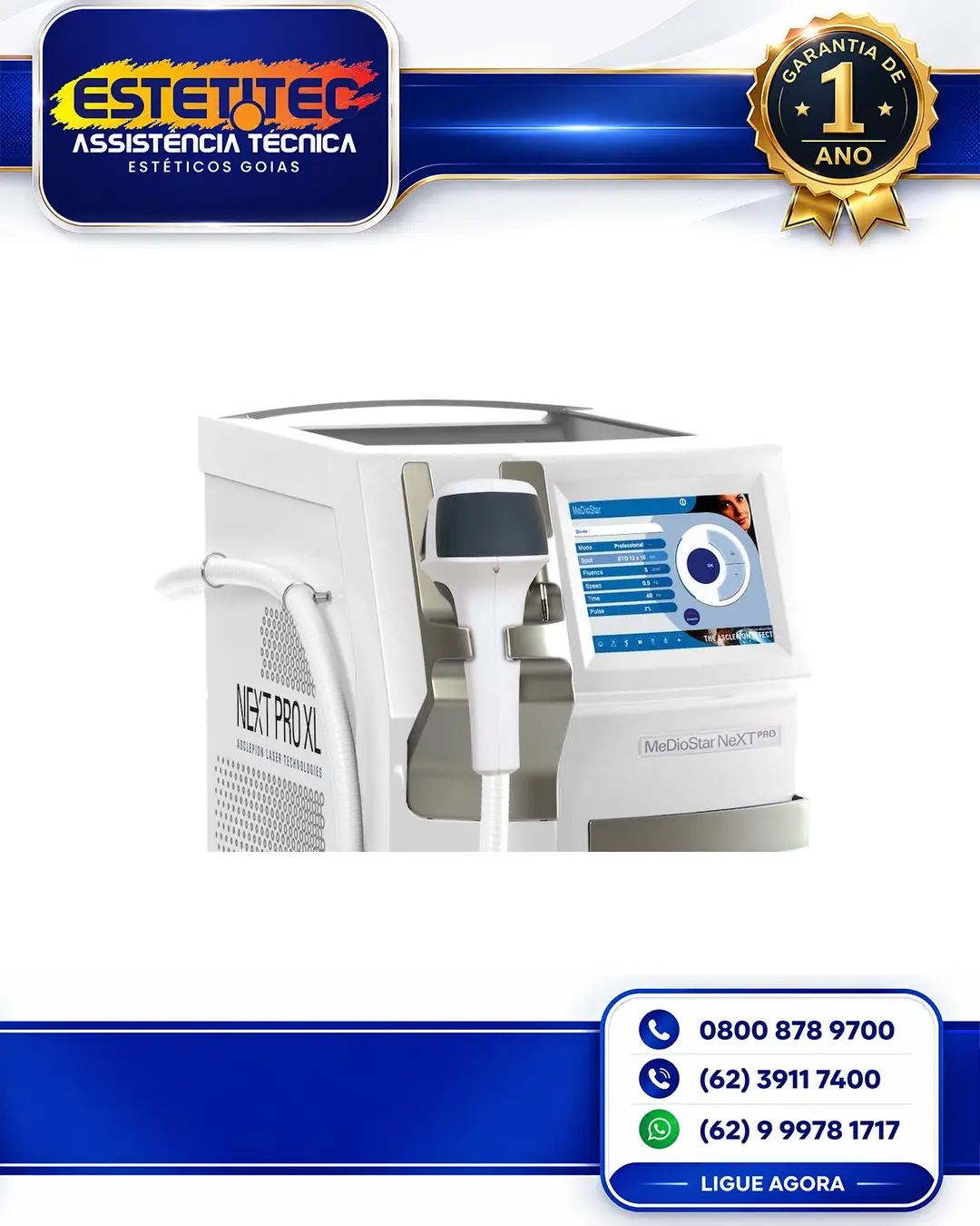 CONSERTO ASCLEPION MEDIOSTAR NEXT PRO GOIÁS