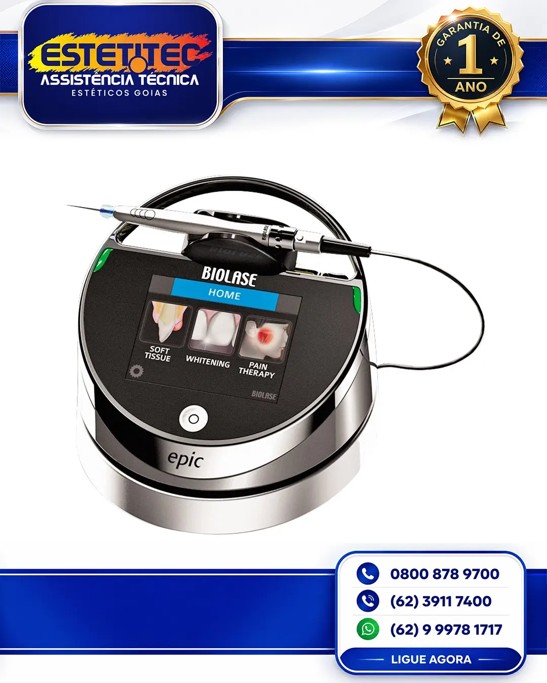 CONSERTO BIOLASE EZLASE GOIÁS