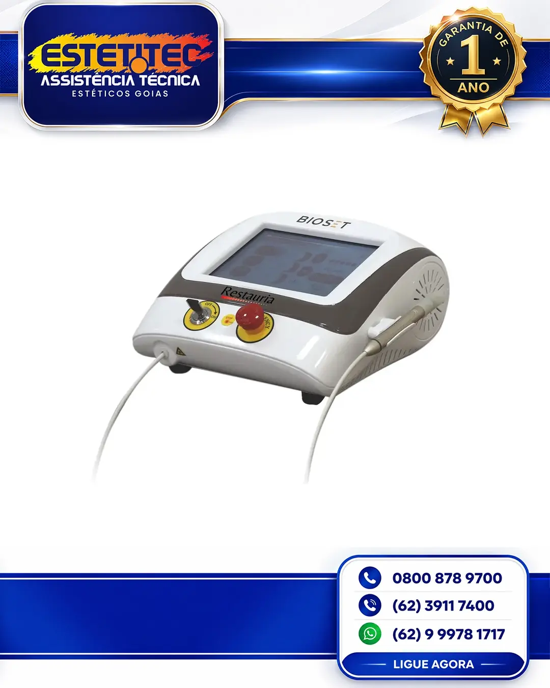 CONSERTO BIOSET RESTAURIA BRASIL