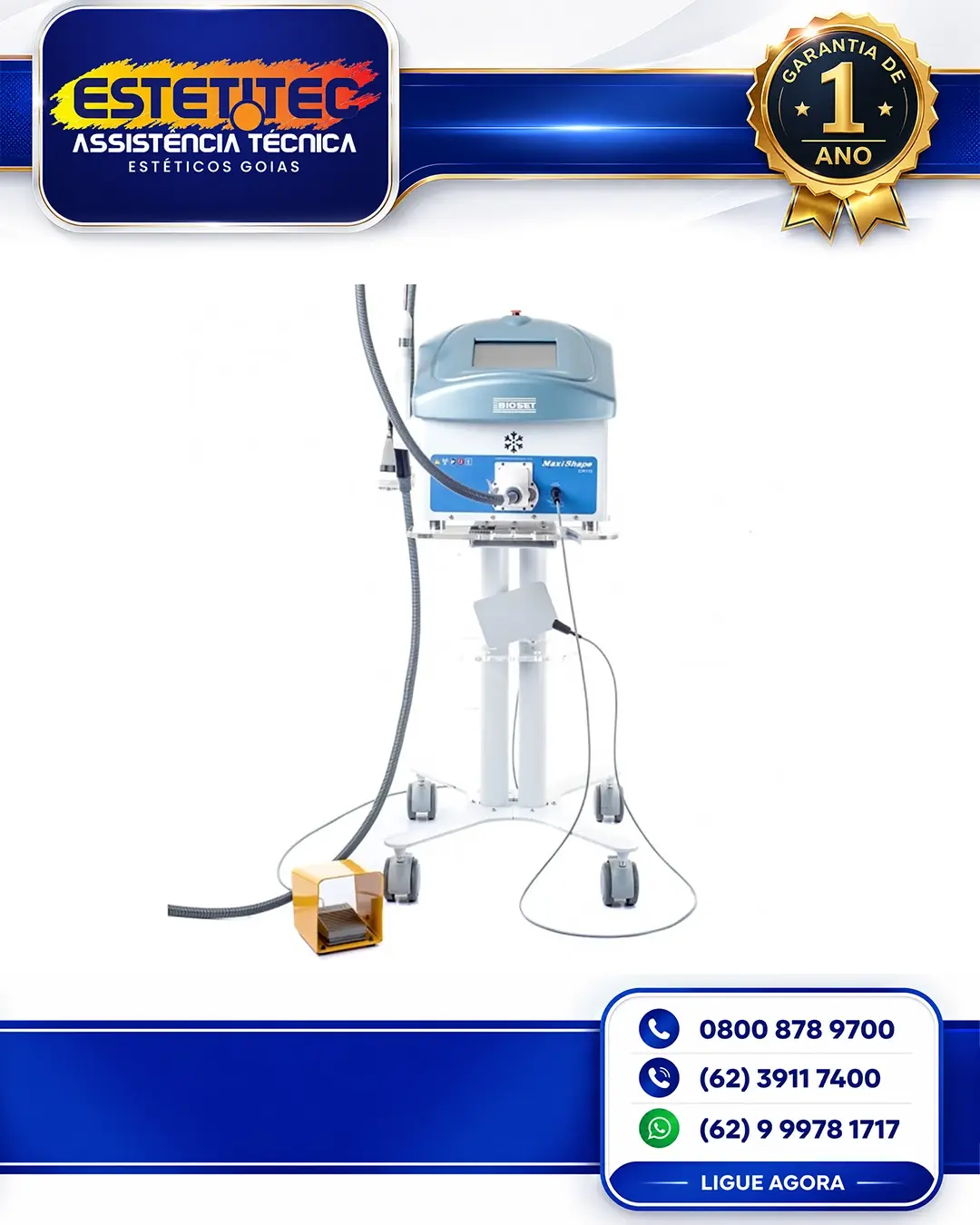 CONSERTO BIOSET SKINWAVE RF FLORIANÓPOLIS