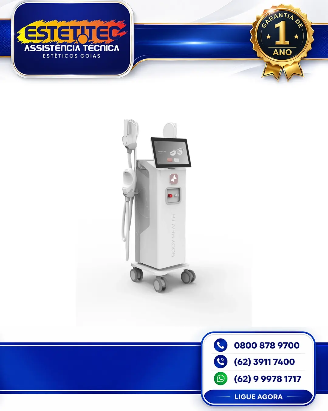 CONSERTO BODY HEALTH BHS501 LASER CRYSTAL 3D PLUS BRASIL
