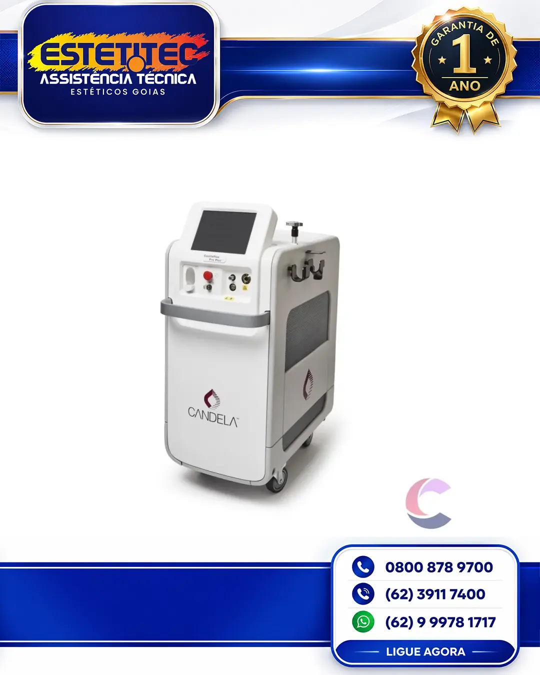 CONSERTO CANDELA GENTLEMAX FORTALEZA