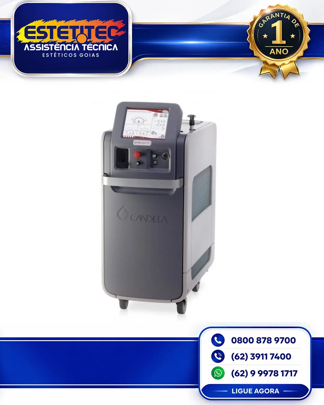 CONSERTO CANDELA GENTLEMAX PRO MATO GROSSO DO SUL