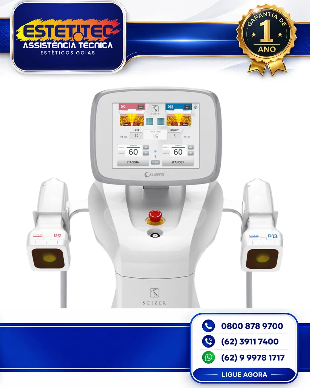 CONSERTO CLASSYS SCIZER NO BRASIL