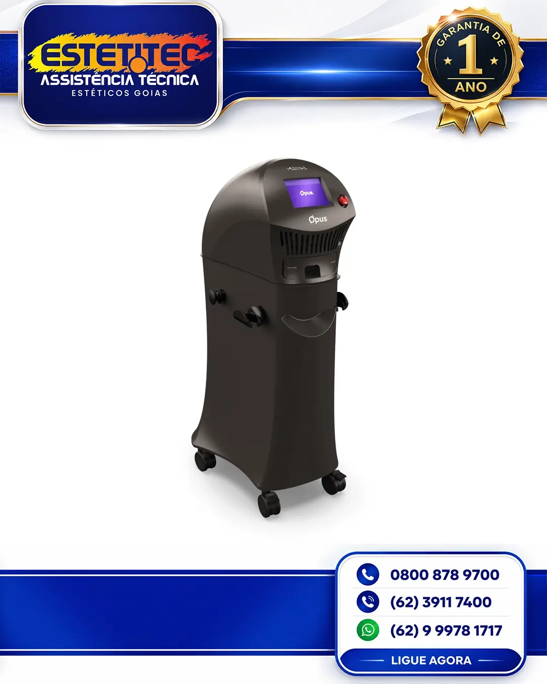 CONSERTO DE ALMA LASER OPUS PLASMA FOCUS GOIÂNIA
