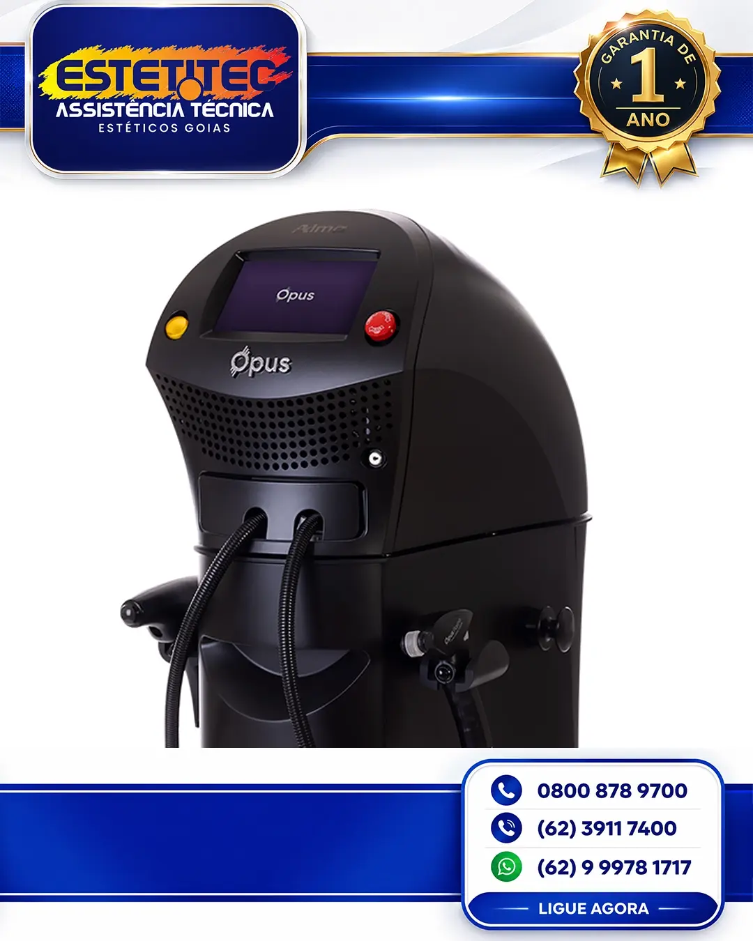 CONSERTO DE ALMA LASER OPUS RF SANTA CATARINA