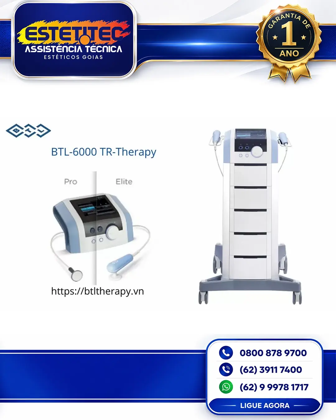 CONSERTO DE BTL RADIOFREQUENCY MATO GROSSO