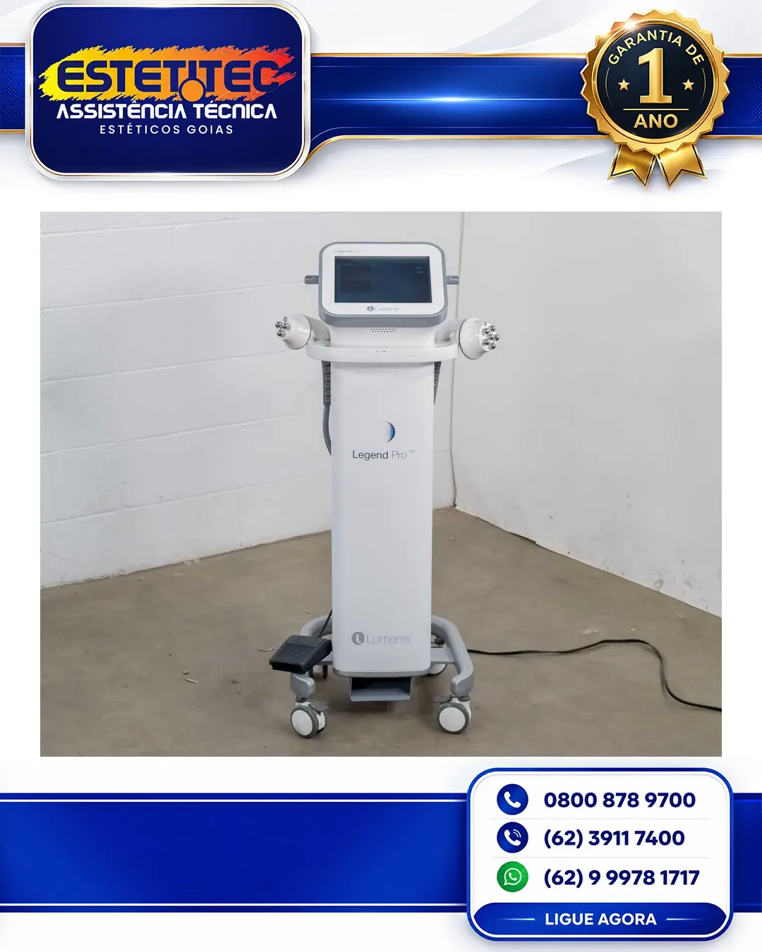 CONSERTO DE LUMENIS LEGEND PRO CUIABÁ