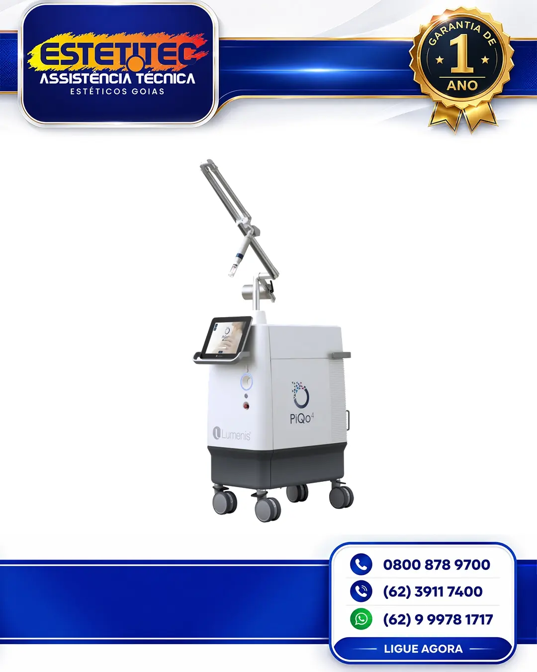 CONSERTO DE LUMENIS PIQO4 FORTALEZA