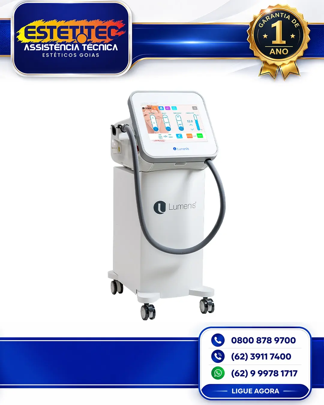 CONSERTO LUMENIS LIGHTSHEER DESIRE SANTA CATARINA