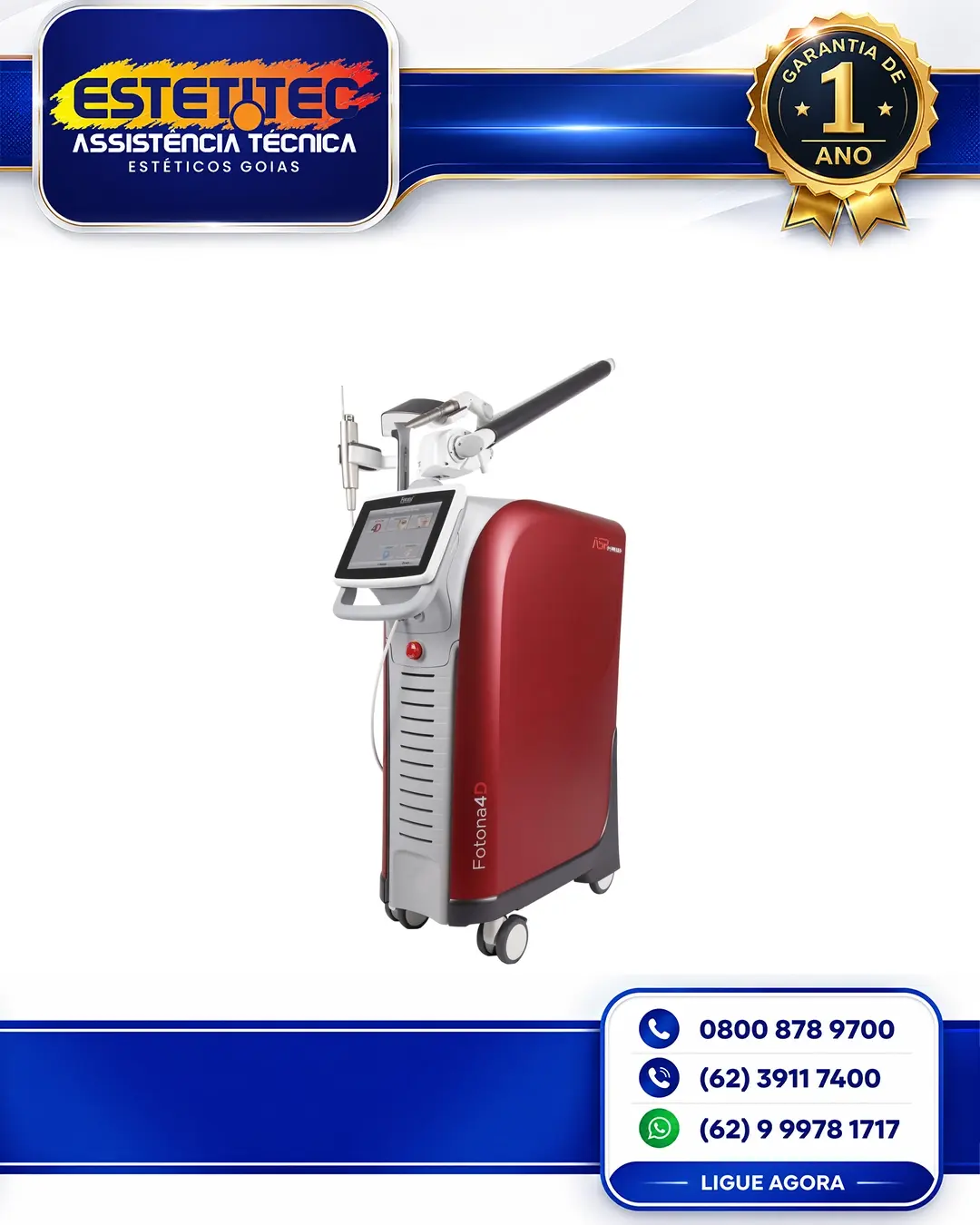 ESPECIALIZADA FOTONA TIMEWALKER NO BRASIL