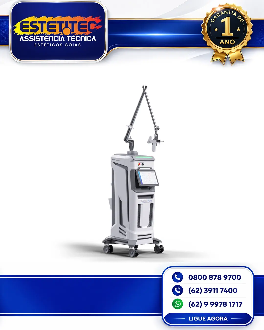 ESPECIALIZADA QUANTA SYSTEM YOULASER PRIME DISTRITO FEDERAL