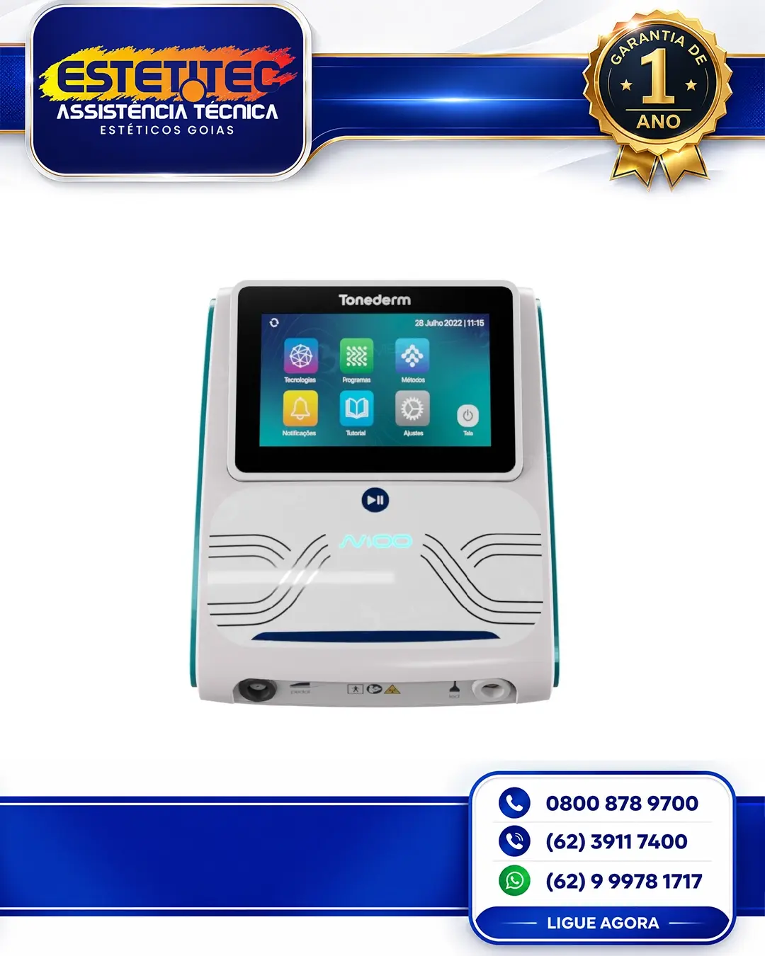 ESPECIALIZADA TONEDERM ESTACAO NIOO GOIÂNIA