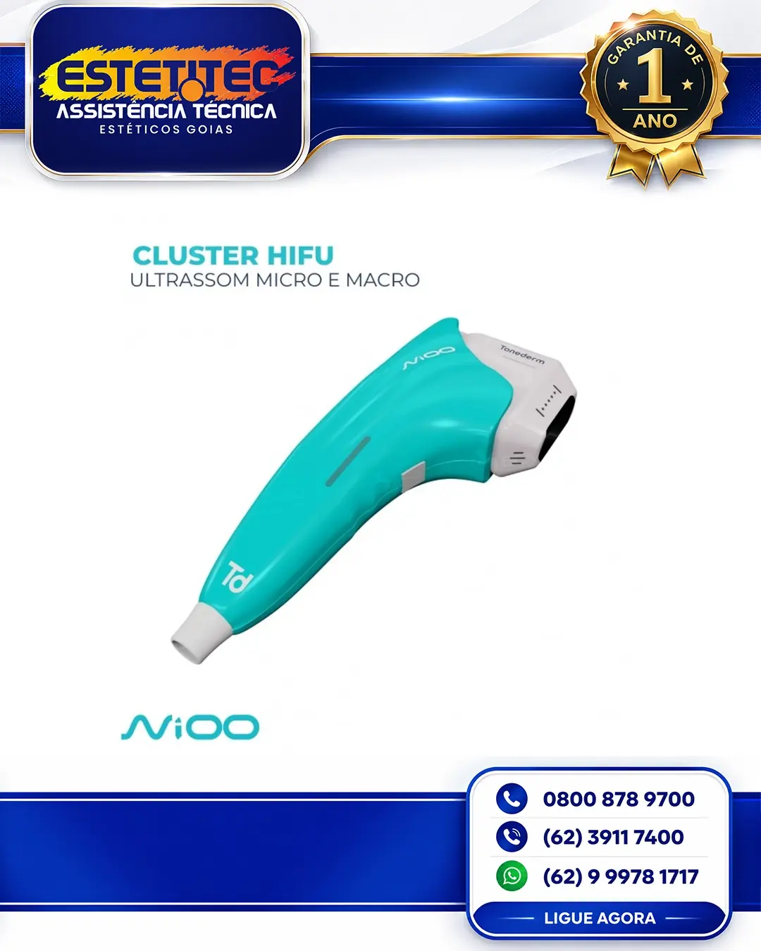 ESPECIALIZADA TONEDERM NIOO HIFU MATO GROSSO
