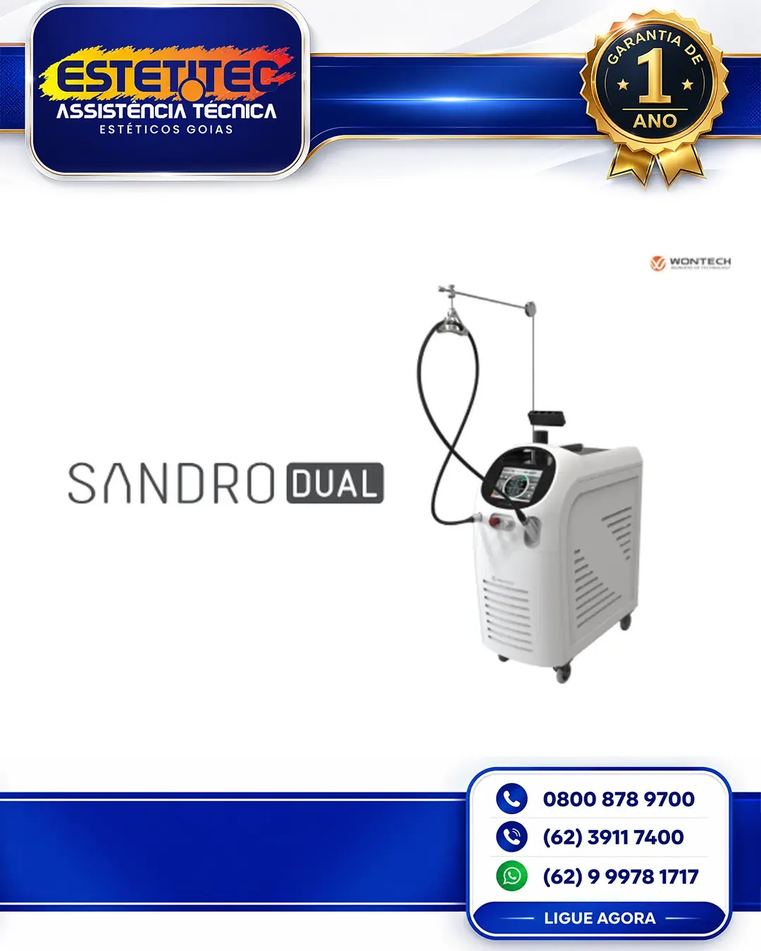 ESPECIALIZADA WONTECH SANDRO DUAL BRASÍLIA