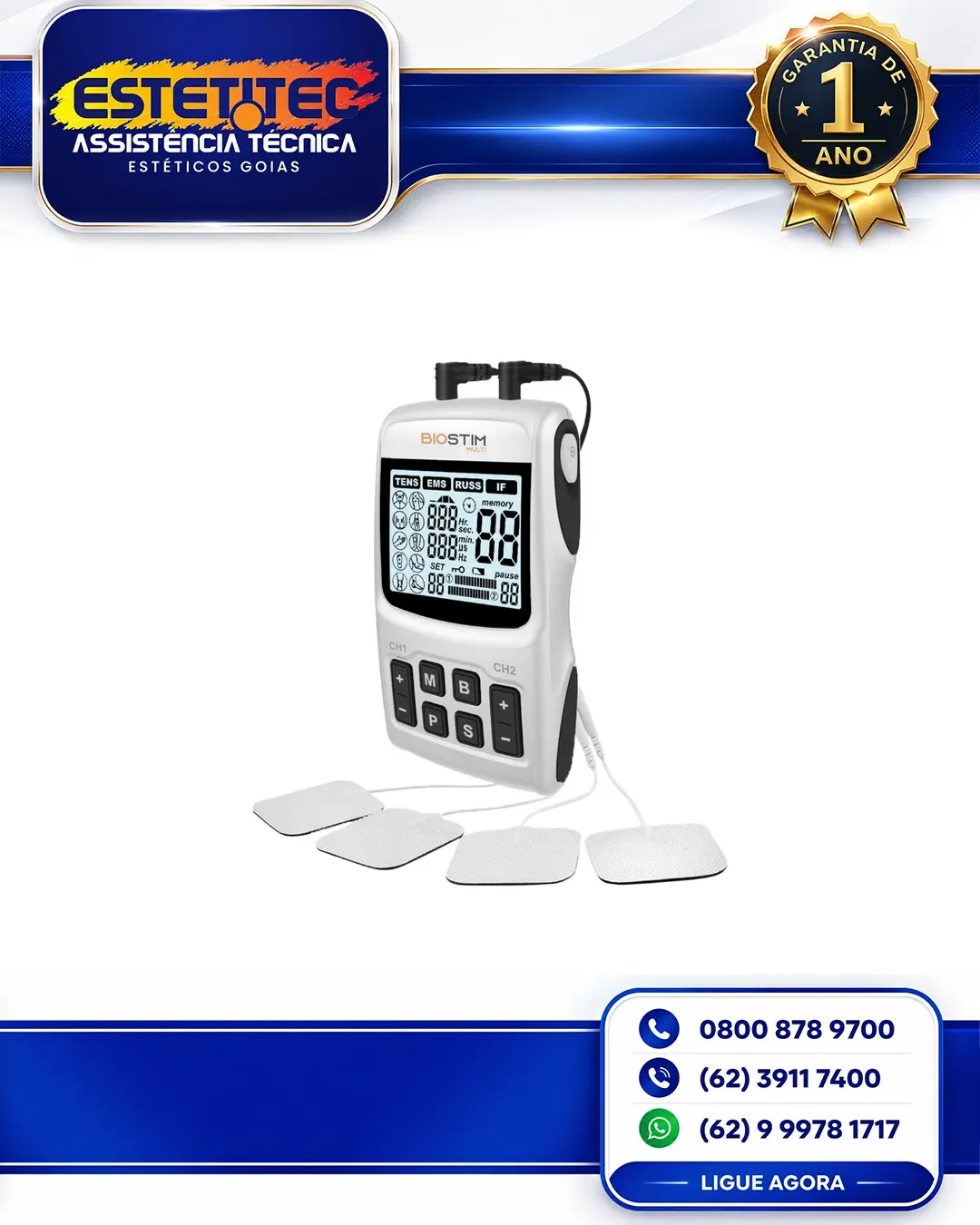 MANUTENÇÃO BIOSET BIOSTIM MULTI FLORIANÓPOLIS