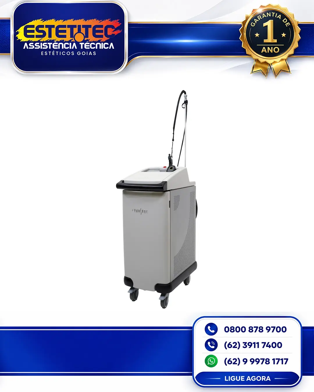 MANUTENÇÃO CYNOSURE ACCOLADE FLORIANÓPOLIS