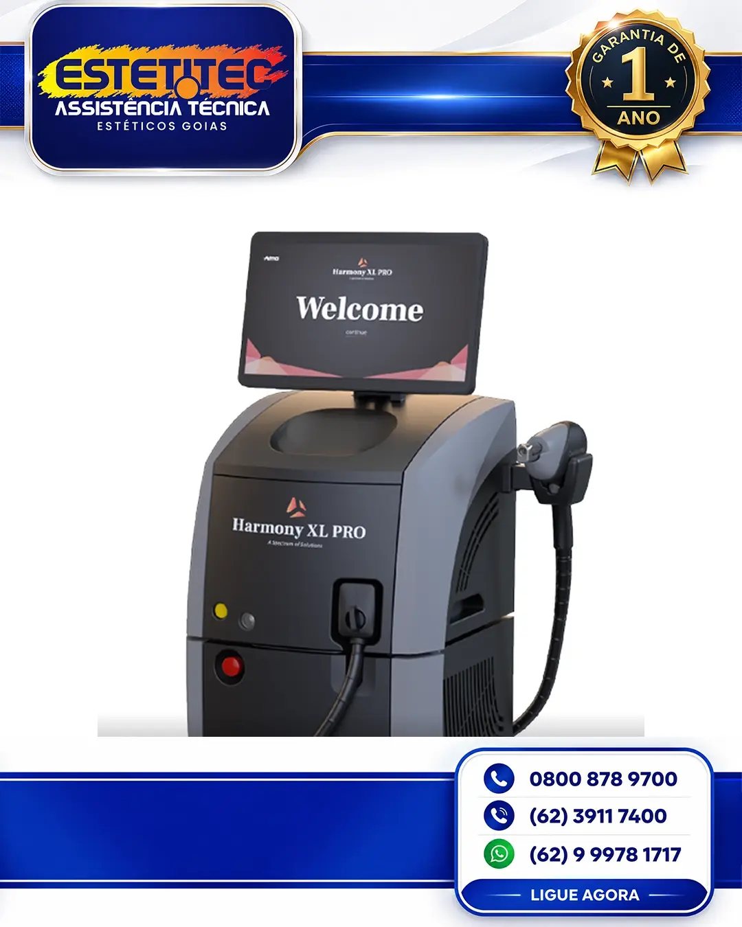 MANUTENÇÃO DE ALMA LASER HARMONY BIO BOOST FORTALEZA