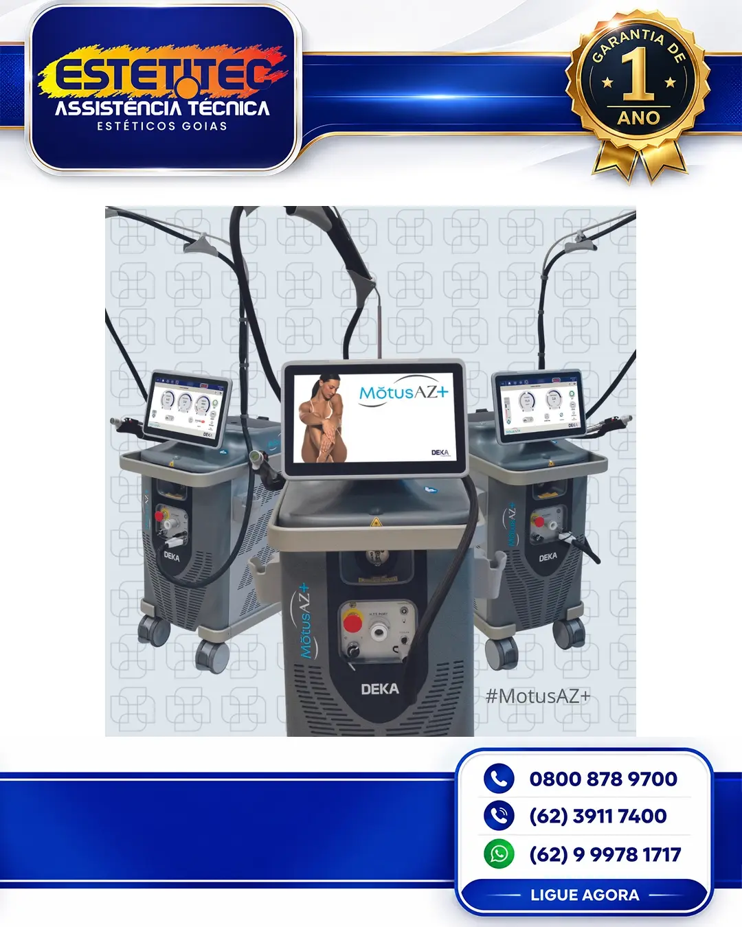 MANUTENÇÃO DEKA MOTUS AZ NO BRASIL