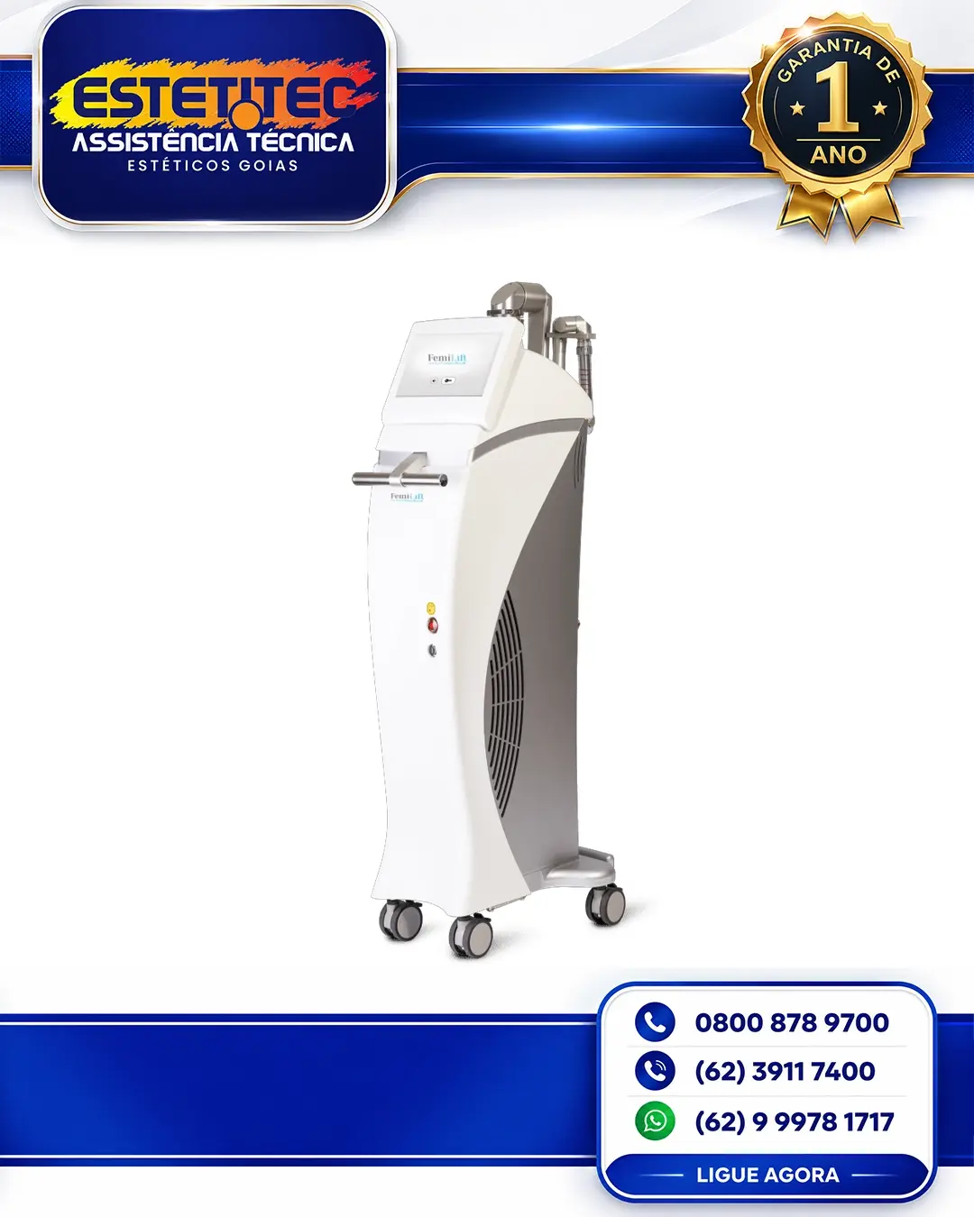 MANUTENÇÃO ESPECIALIZADA ALMA LASER FEMILIFT MATO GROSSO DO SUL
