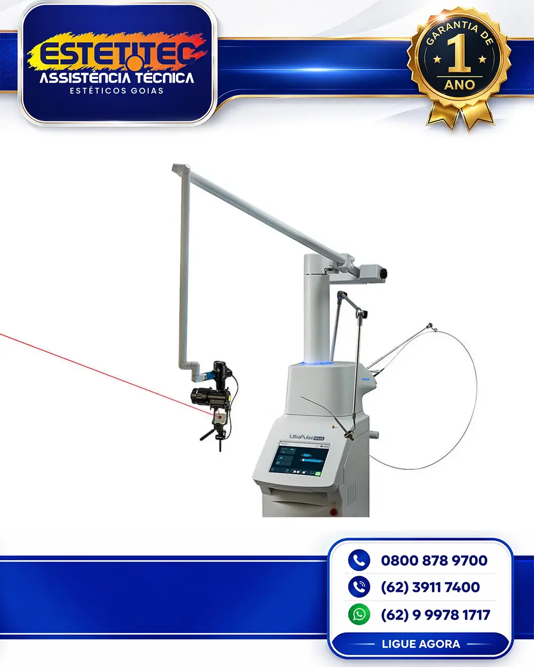 MANUTENÇÃO ESPECIALIZADA LUMENIS ULTRAPULSE RIO GRANDE DO SUL