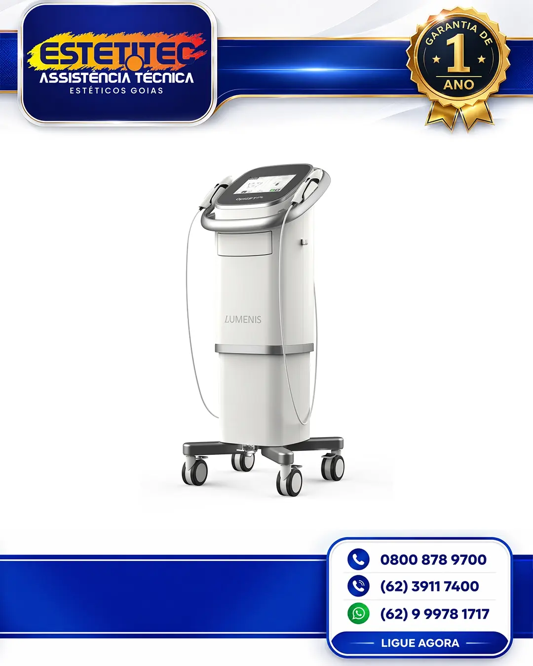 MANUTENÇÃO LUMENIS OPTILIFT RIO GRANDE DO SUL