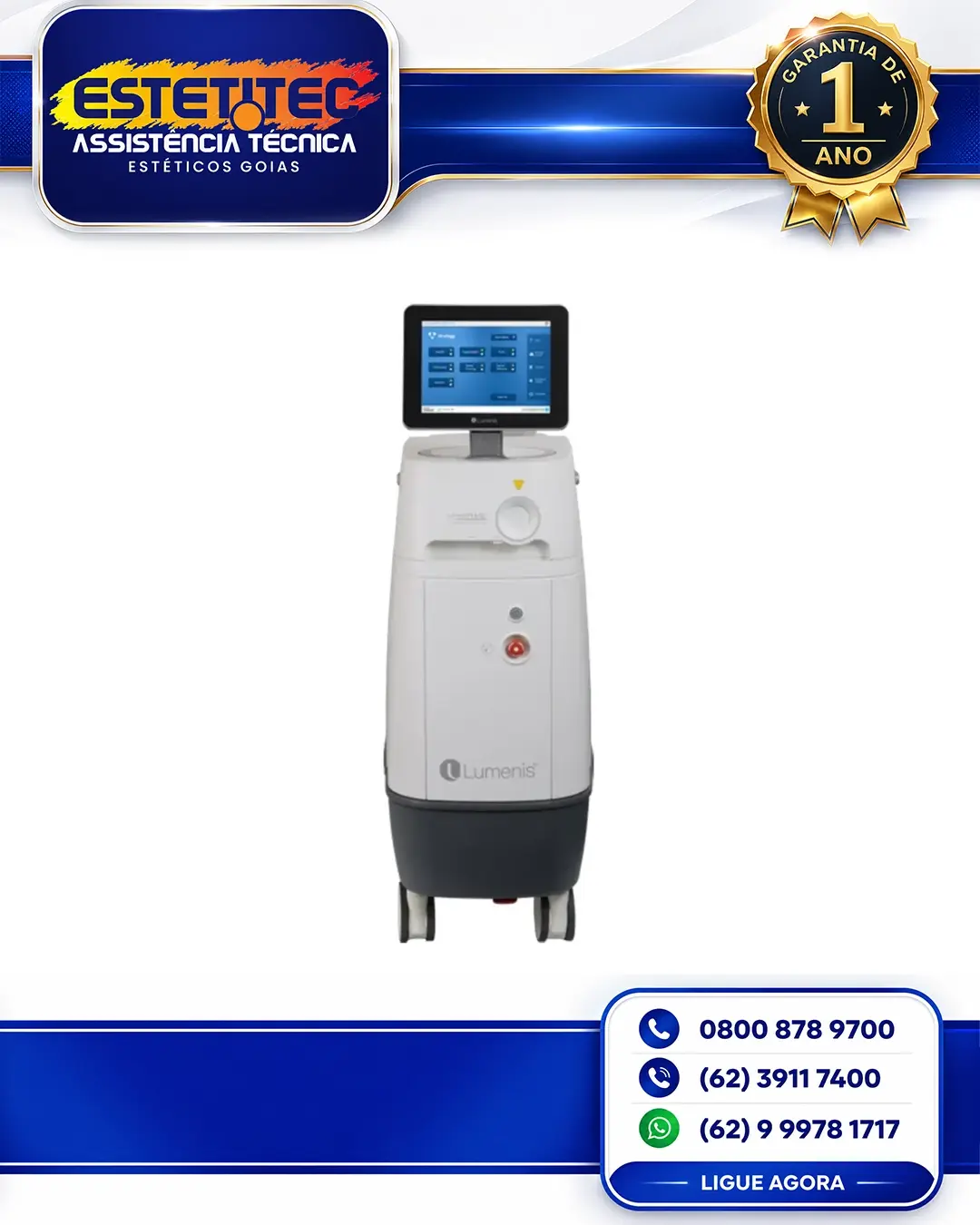 MANUTENÇÃO LUMENIS PULSE 120H SANTA CATARINA