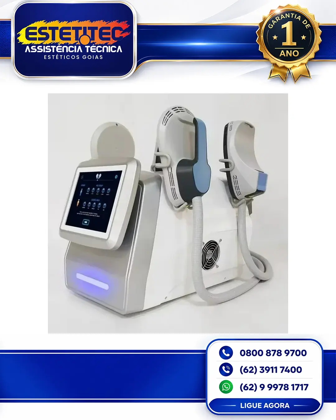 MANUTENÇÃO PREVENTIVA SINCOHEREN EMS MUSCLE SCULPT CURITIBA