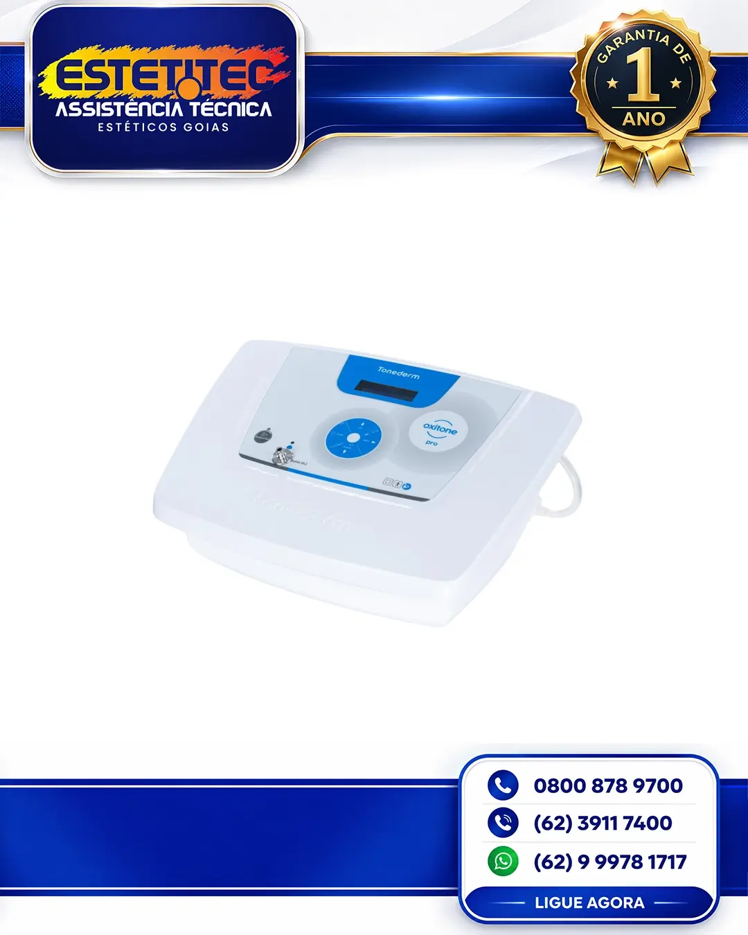 MANUTENÇÃO TONEDERM OXITONE PRIME RIO DE JANEIRO