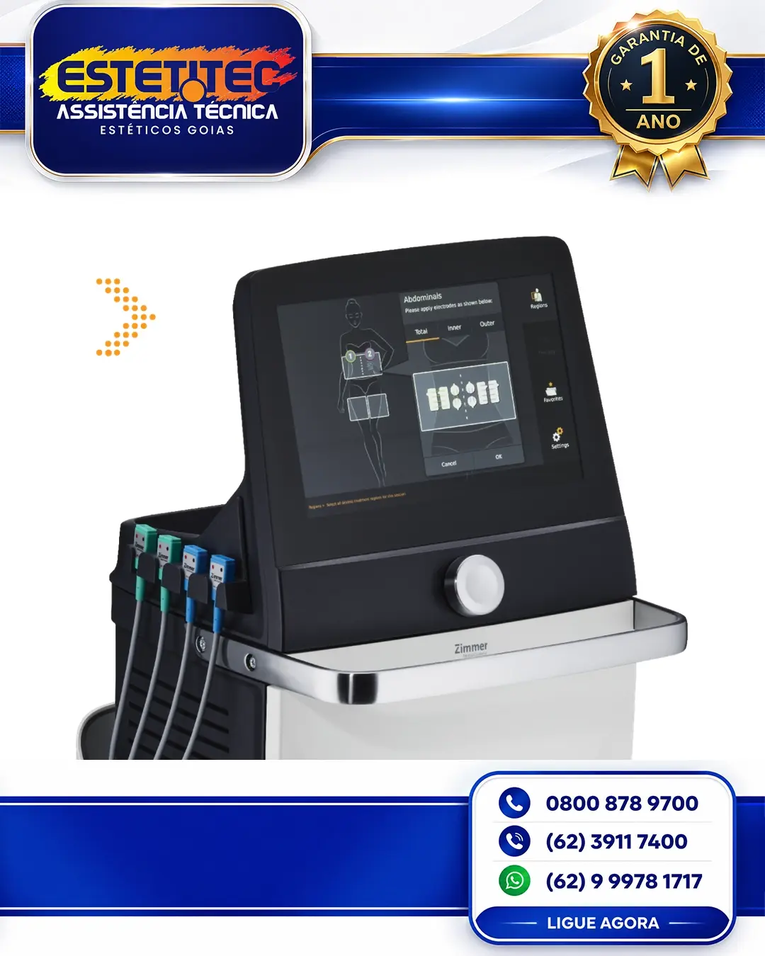 MANUTENÇÃO ZIMMER Z STIM SANTA CATARINA