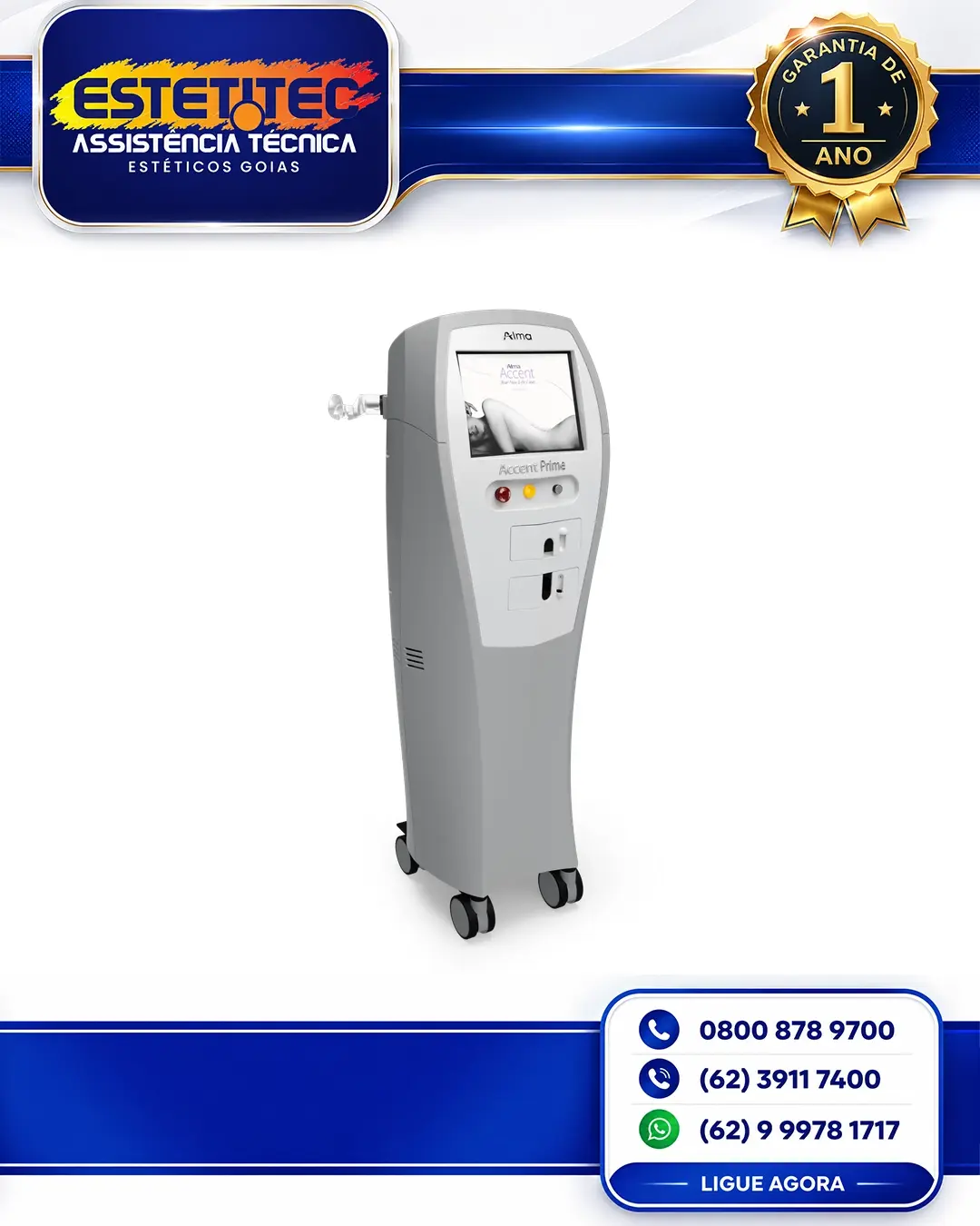 REPARO ALMA LASER ACCENT PRIME MATO GROSSO
