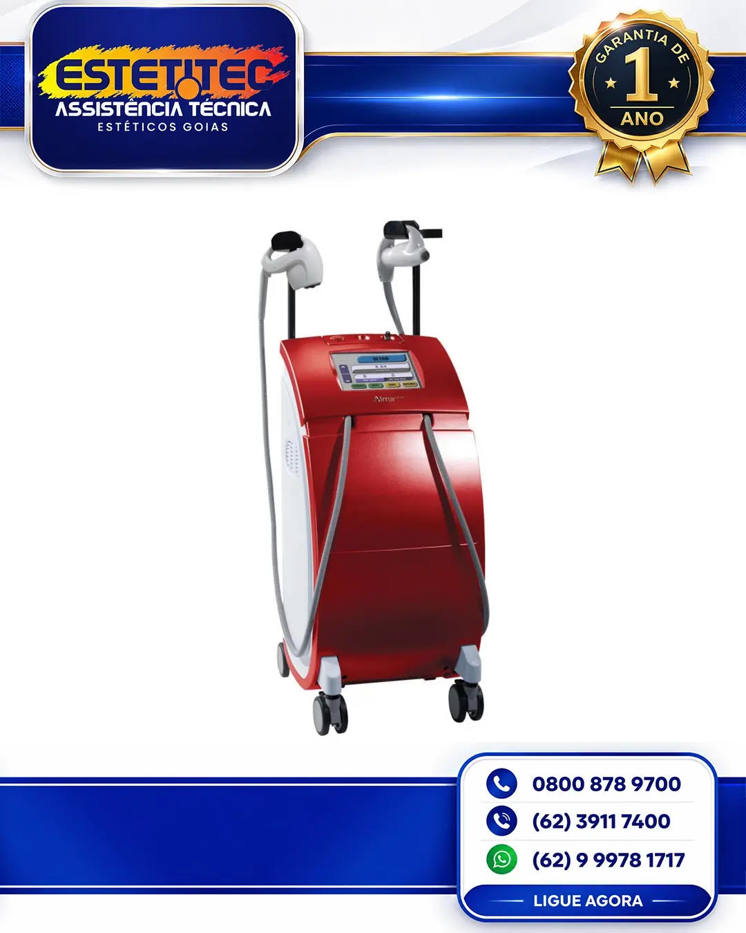 REPARO ALMA LASER ACCENT ULTRA SÃO PAULO