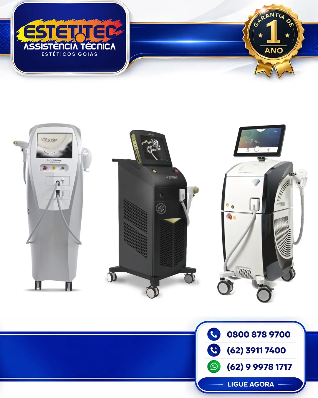 REPARO ALMA LASER LASER FLORIANÓPOLIS