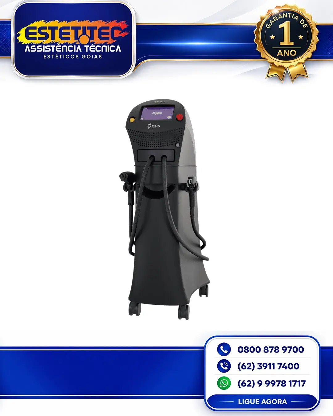 REPARO ALMA LASER OPUS PLASMA NO BRASIL