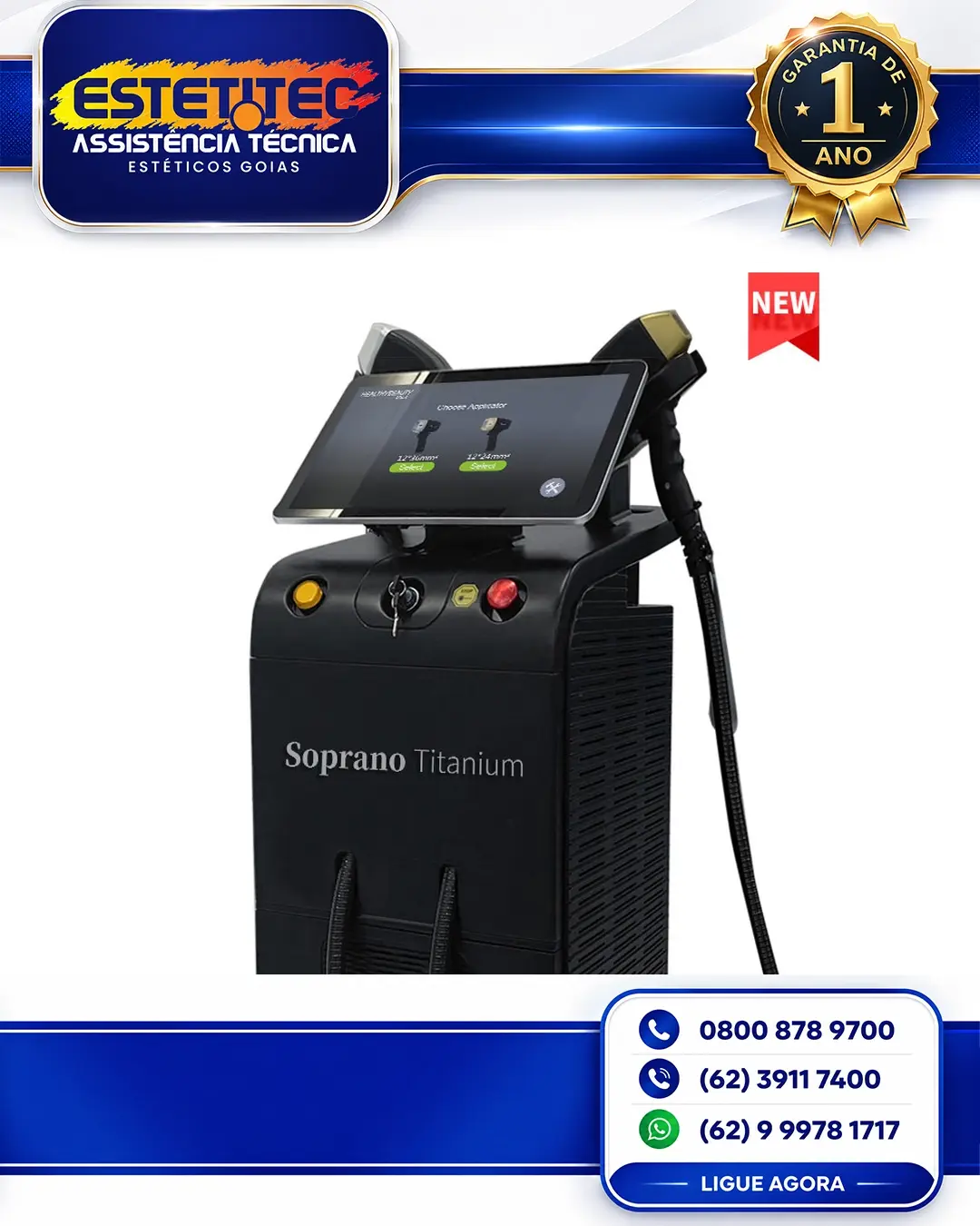 REPARO ALMA LASER SOPRANO TITANIUM FLORIANÓPOLIS