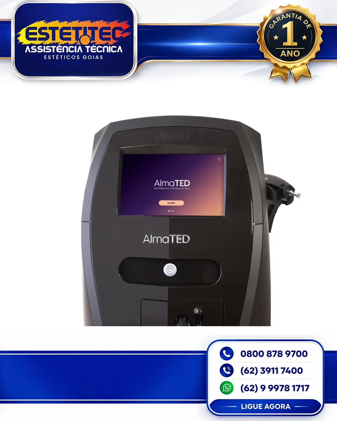 REPARO ALMA LASER TED+ PARANÁ