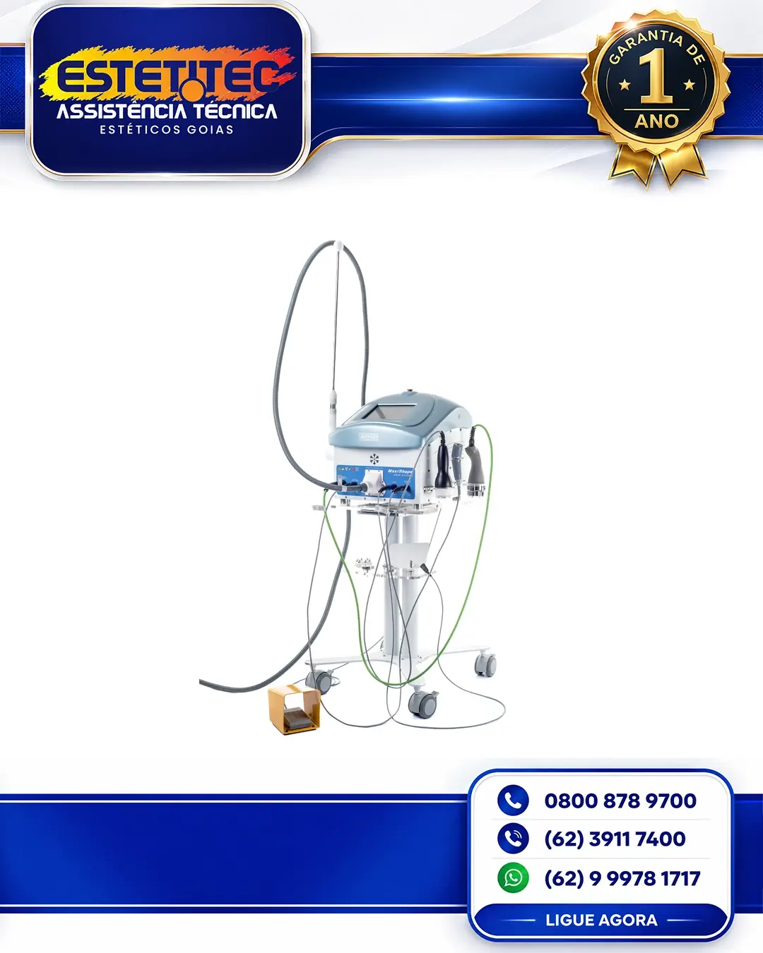 REPARO BIOSET MAXISHAPE PRIME NO BRASIL