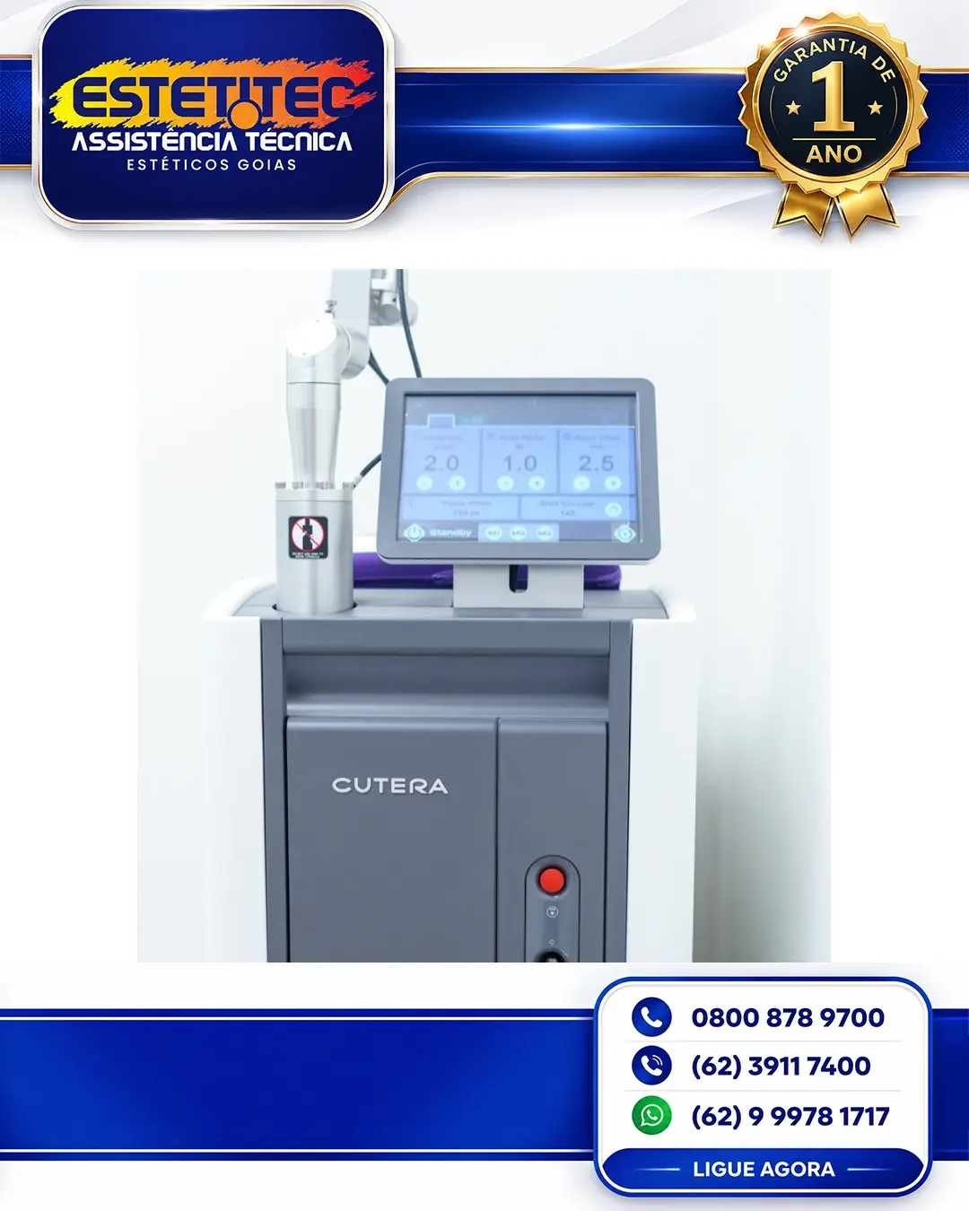 REPARO CUTERA ENLIGHTEN NO BRASIL