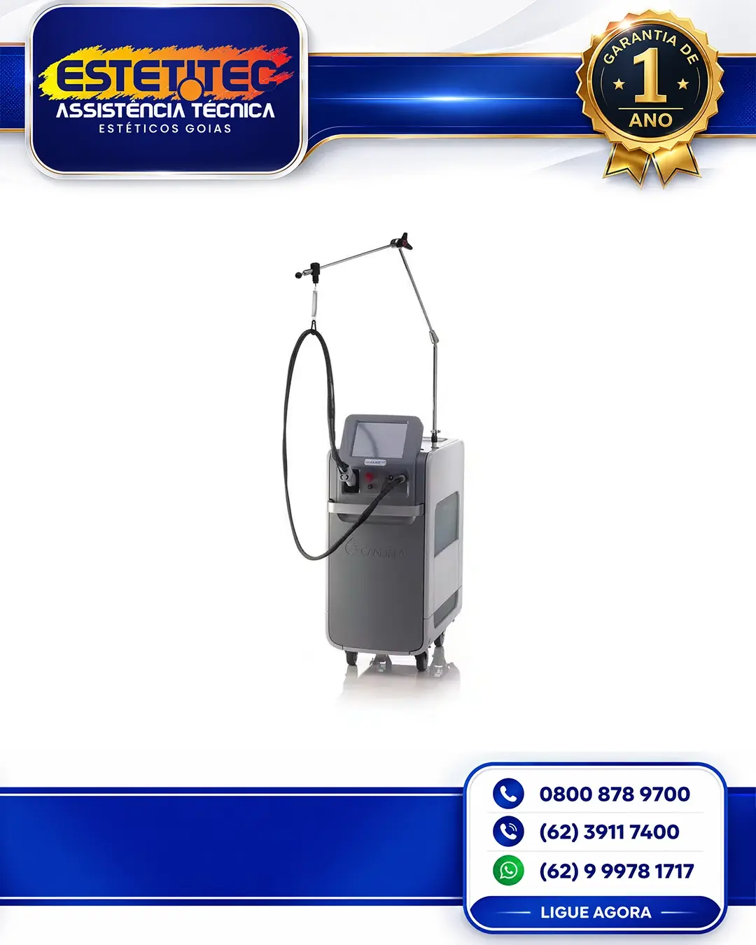 REPARO DE CANDELA GENTLELASE PRO GOIÂNIA