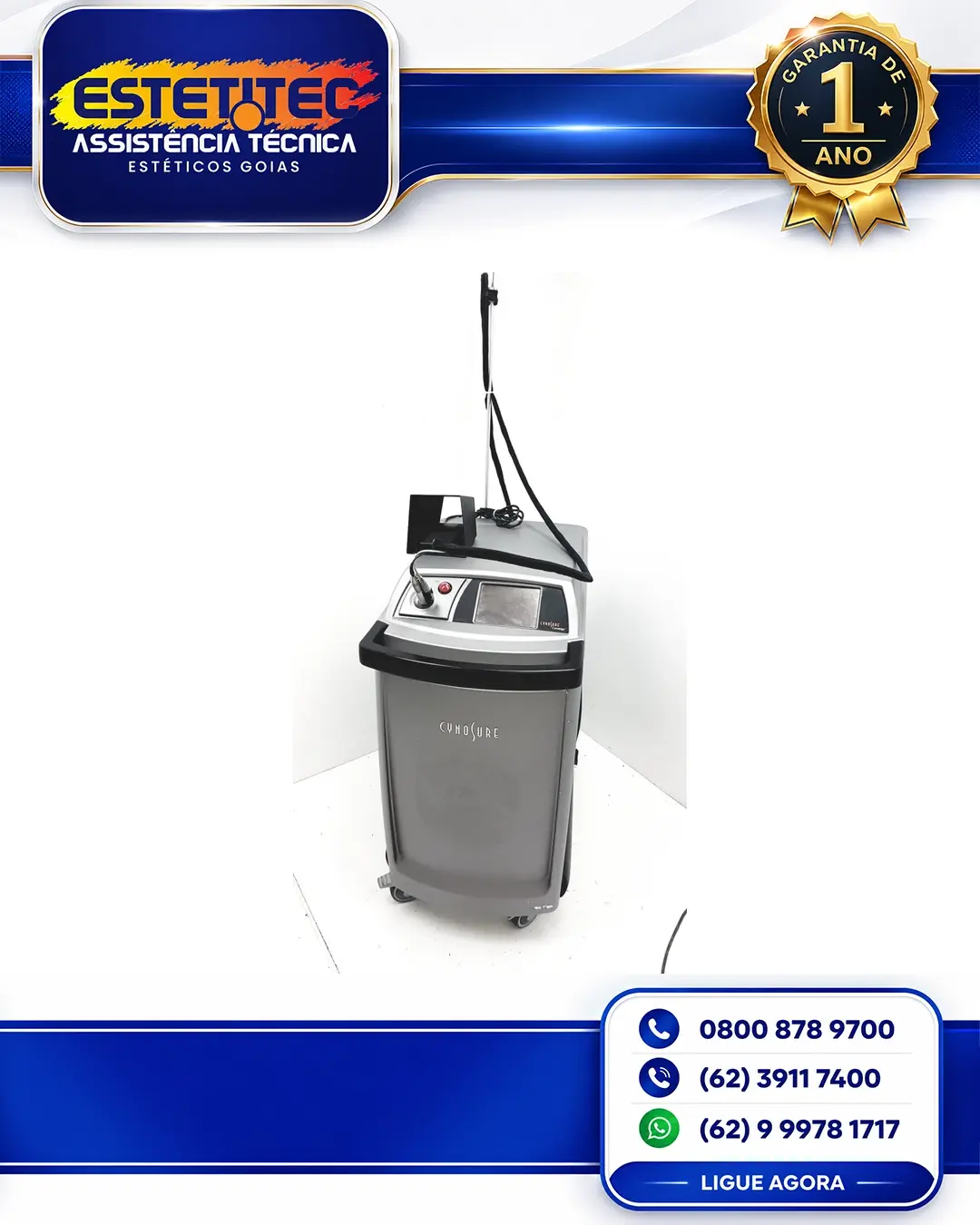 REPARO DE CYNOSURE CYNERGY BRASÍLIA