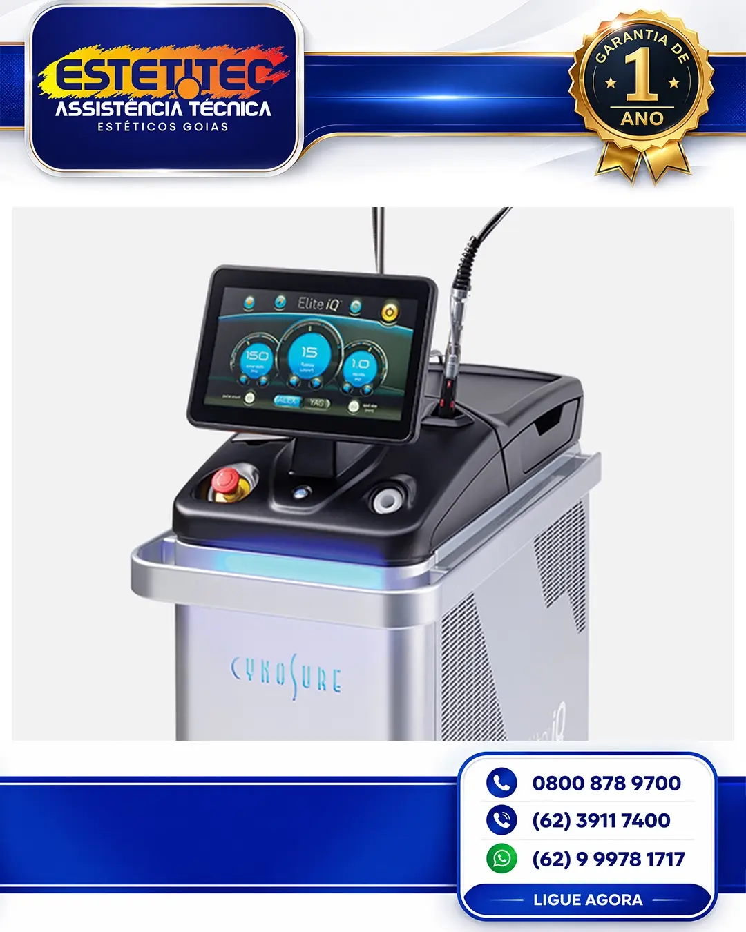 REPARO DE CYNOSURE ELITE CUIABÁ
